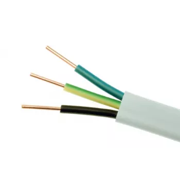 ELEKTROKABEL YDYp 3x1,5mm2 platkabel 450/750V 100m wit