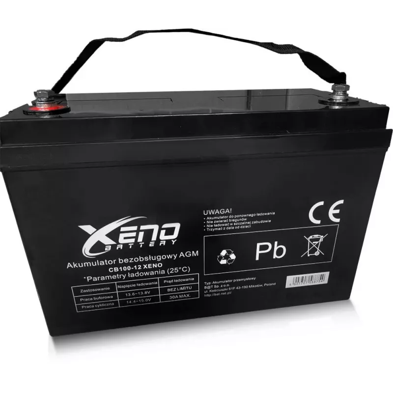 BAT Xeno Black 12V 100Ah AGM-batterij