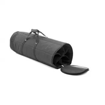 CASE4ME cover voor 6 LED-bar lichtbalken - heavy-duty flightcase van multiplex met schuim, zwart