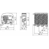 SIMET SCB 25 Al/Cu 80110 SIMBLOCK aftakverdeelblok, grijs 81501002
