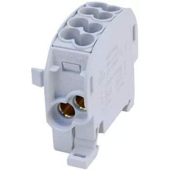 SIMET SCB 25 Al/Cu 80110 SIMBLOCK aftakverdeelblok, grijs 81501002