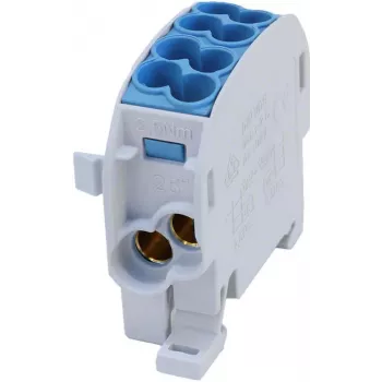 SIMET SCB 25 aftakverdeelblok Al/Cu 80-110 SIMBLOCK, blauw 81501003