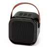 LEAN karaokeset bluetooth-luidspreker twee microfoons LED-verlichting zwart