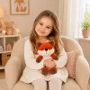 LEAN TOYS pluchen vos knuffel zacht knuffeldier 28 cm