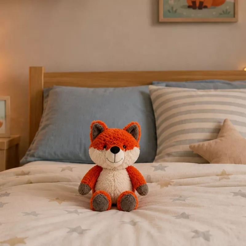 LEAN TOYS pluchen vos knuffel zacht knuffeldier 28 cm
