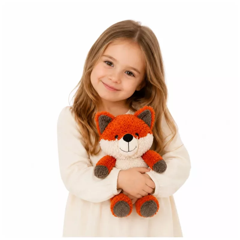 LEAN TOYS pluchen vos knuffel zacht knuffeldier 28 cm