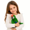 LEAN TOYS pluchen papegaai ara exotische vogel mascotte knuffeldier groen 24 cm
