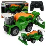 LEAN TOYS maaidorser met spuitfunctie, lichtjes, geluiden, 1:24