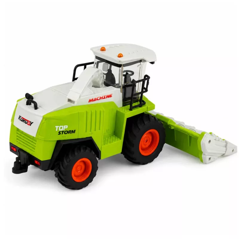 LEAN TOYS afstandsbediening maïsoogstmachine met licht en geluid 1:24