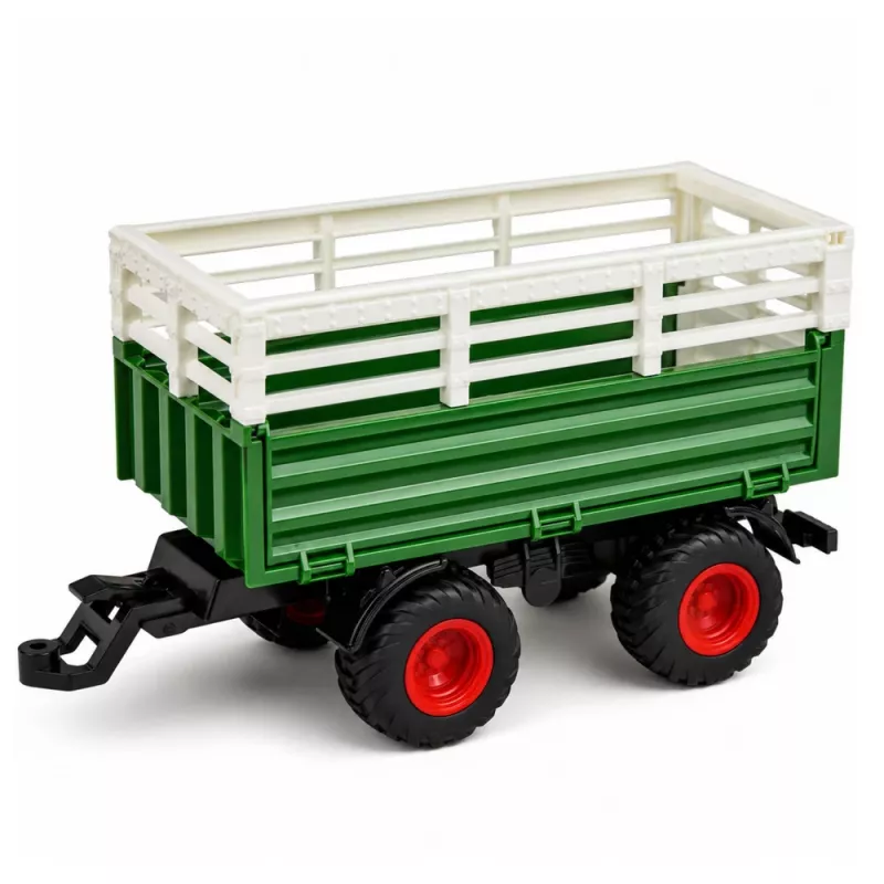LEAN TOYS afstandsbediening RC tractor met aanhanger en koeienfiguur 1:24