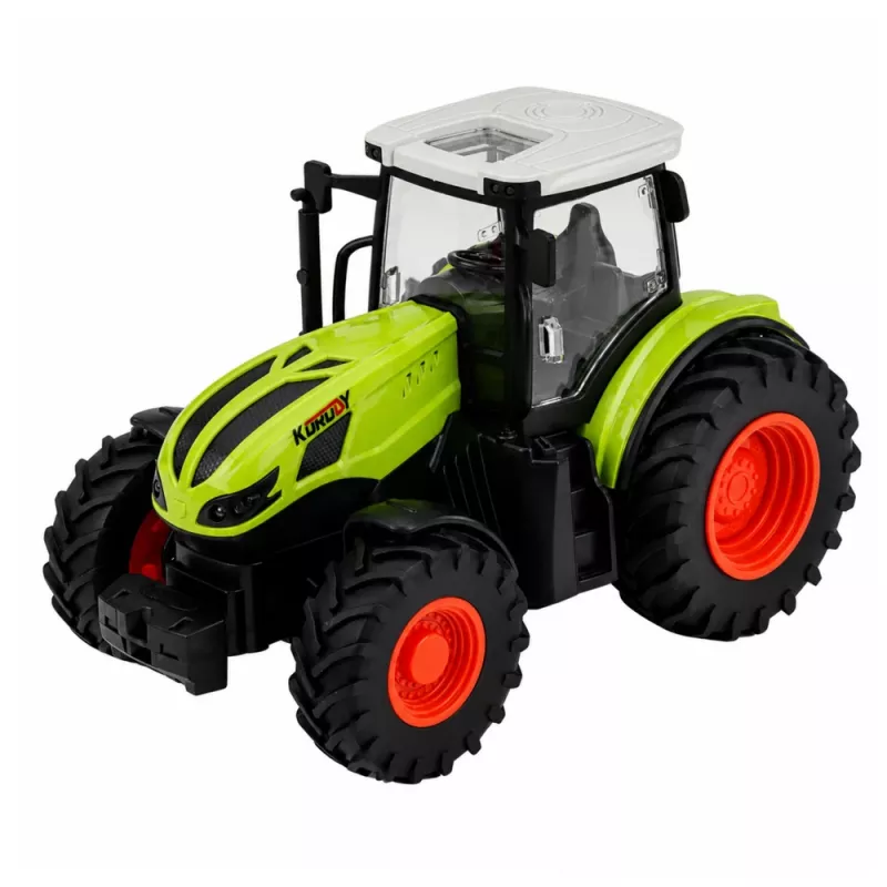 LEAN TOYS RC Landbouwtractor met Kiepwagen Groen 1:24
