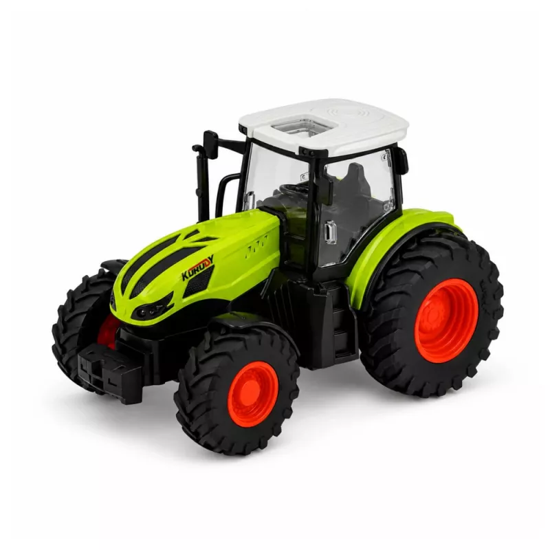 LEAN TOYS RC Landbouwtractor met Kiepwagen en Verlichting 1:24