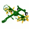 LEAN TOYS Afstandsbediening Tractor met Hark RC Lichten 1:24