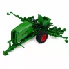 LEAN TOYS Tractor met Zaaimachine en Cultivator, Licht en Geluid, Geel, 1:24