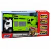 LEAN TOYS Truck met Kraan en Autotransporter Licht Geluid Groen