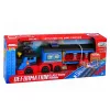 LEAN TOYS Locomotief Transporter met Auto's, Rails, Lanceerbaan, Lichten en Geluiden