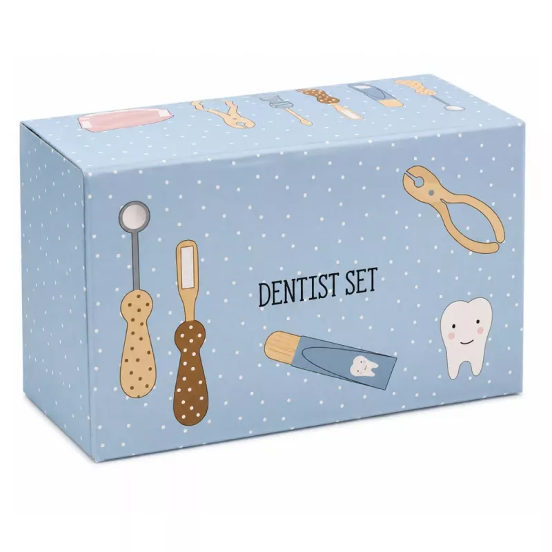 LEAN TOYS Houten Tandartsset Kleine Tandarts