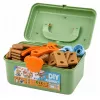 LEAN TOYS Schroevendraaier Bouwset met Bouwstenen in Koffer, 190 delen