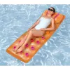 Bestway 43015 Opblaasbare Luchtmatras voor Zwembad, Oranje, 183x69x15 cm
