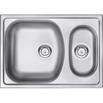 DEANTE ZEX 3503 1.5-bowl granieten composiet spoelbak Onyx Black