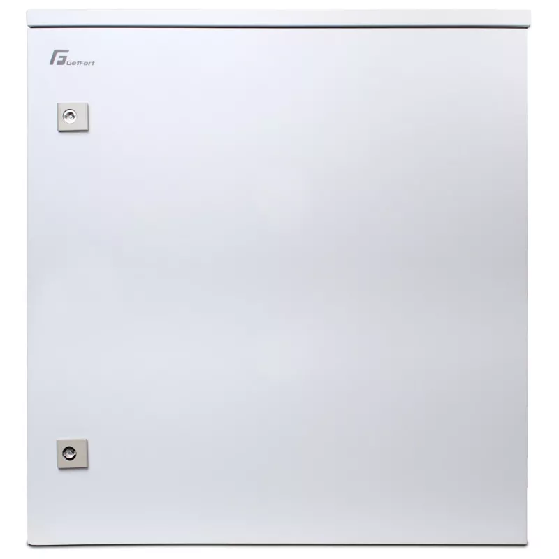 Getfort Hermetic 19 inch 9U wandmontage rackkast 550x320 mm Grijs