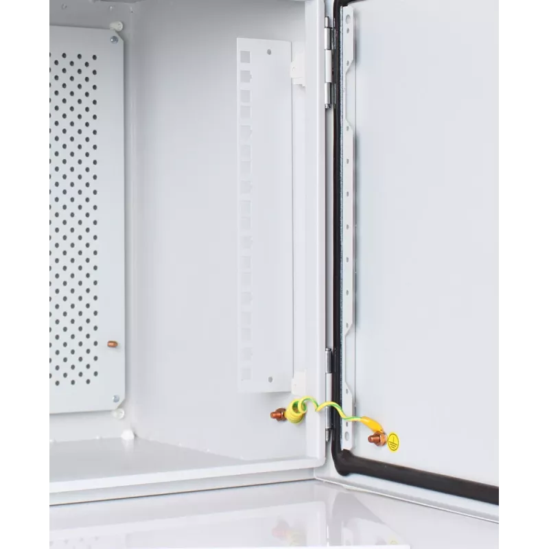 Getfort Hermetic 19 inch 9U wandmontage rackkast 550x320 mm Grijs