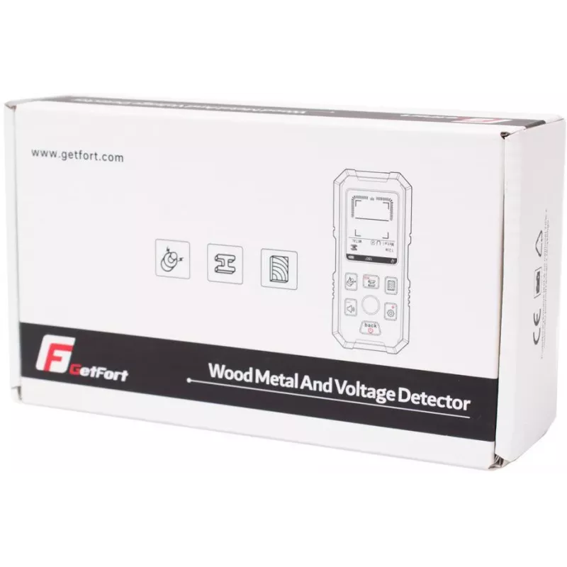 GETFORT GF-518 hout-, metaal- en AC-spanningsdetector