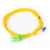 GETFORT SM SC/APC naar LC/UPC duplex glasvezel-patchkabel 3m (9,84ft) LSZH Geel