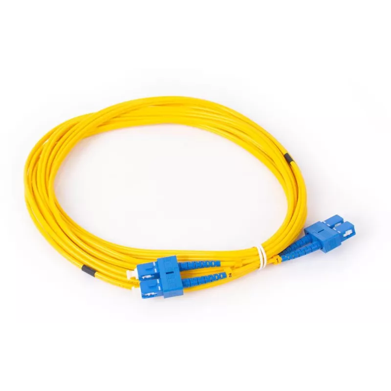 GETFORT GF-SUSUD5 singlemode SC/UPC naar SC/UPC duplex glasvezel-patchkabel 5m Geel