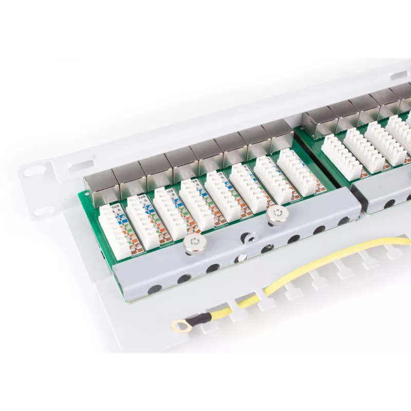 GETFORT PGF-5EFTP24-B6-G patchpanel FTP Cat.5e 24 poorten Grijs 1U