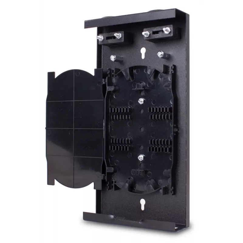 GETFORT GF-FO-PSN2-8SX glasvezel-patchpanel, 8xSC/PC simplex, wandmontage, Grijs