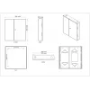 GETFORT GF-FO-PSNW-24SX glasvezel-verdeelbox, 12 vezels, SC/LC, wandmontage, Lichtgrijs