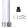 GETFORT GF-ANT-360 omnidirectionele antenne 12 dBi 2,4-2,5 GHz N-bus wit