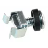 GETFORT rack-montageset 100-delig - M6-schroeven, kooimoeren, ringen - zwart