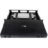 GETFORT GF-FO-MOD 1U 19 inch rack-mount glasvezel-patchpanel, 3 module-insteeksleuven, zwart