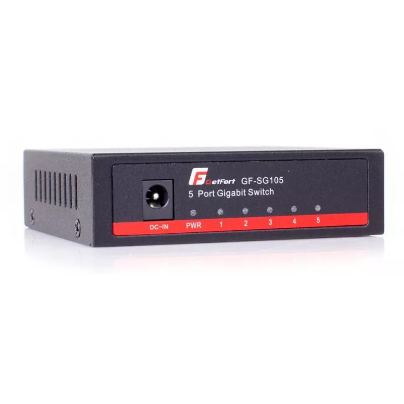 GETFORT SG105 5-poorts Gigabit Ethernet desktop switch