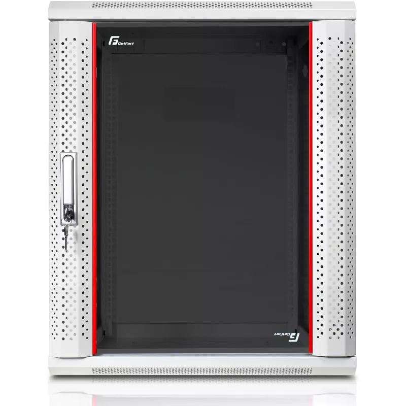 GETFORT CALI 19 inch 15U wandgemonteerde server-rackkast 600x450mm grijs