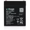 Voltage AGM accu 12V 5Ah VE12-5.0 (6-9 jaar levensduur)