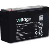 VOLTAGE AGM accu 6V 12Ah VE6-12 (6-9 jaar levensduur)