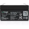 AGM-accu Voltage 6V 1,2Ah VE6-1.2 (ontwerp levensduur 6-9 jaar)