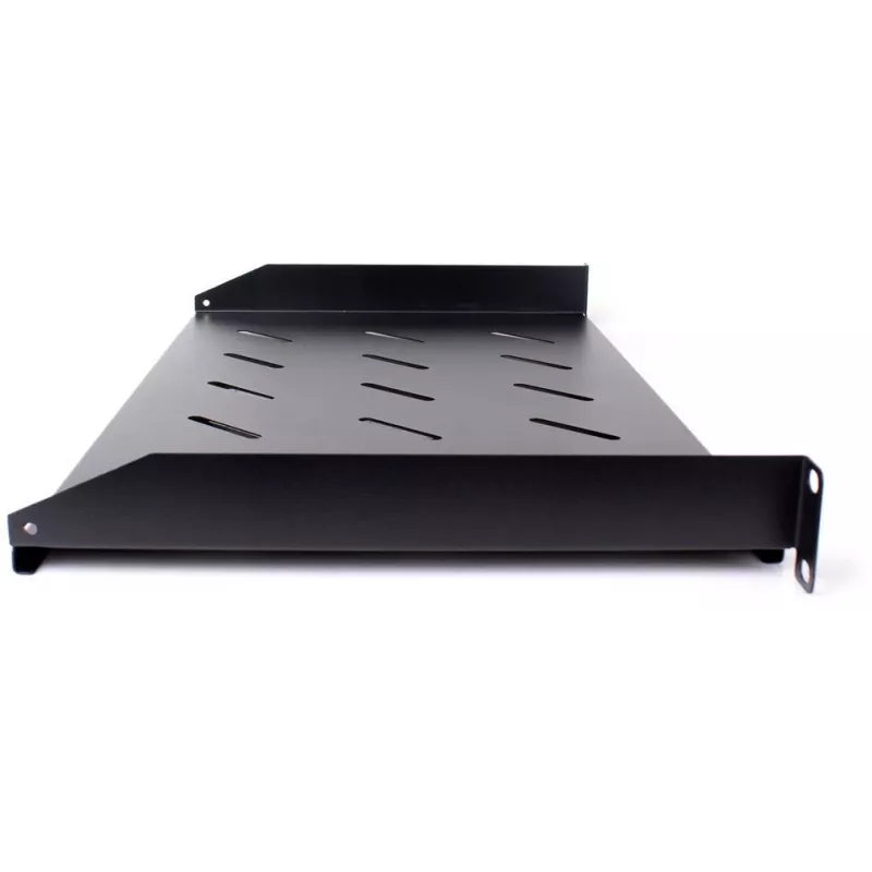 Getfort universele 19-inch 1U 170mm rack-plank zwart