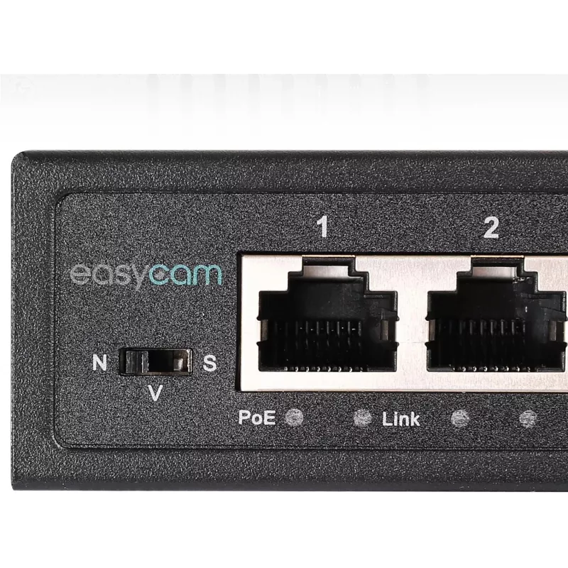 EasyCam EC-POE-SW82 8-poorts PoE switch 96W