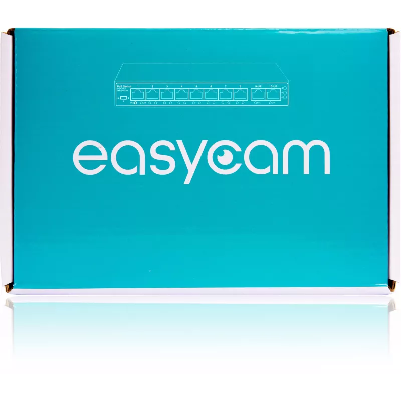 EasyCam EC-POE-SW82 8-poorts PoE switch 96W