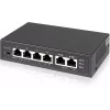 EasyCam EC-POE-SW42 6-poorts PoE switch (4 PoE + 2 uplink) 60W