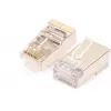 GETFORT RJ45 Cat.6A afgeschermde stekker met draadgeleider, 8P8C, 100 stuks