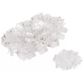 GETFORT RJ45 Cat.6 8P8C UTP modulaire stekker met geïntegreerde draadgeleider (100-pack)