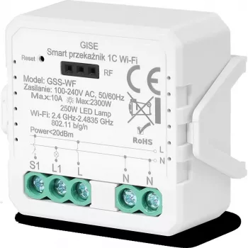 GISE Smart WiFi enkel relaismodule Tuya GSS-WF