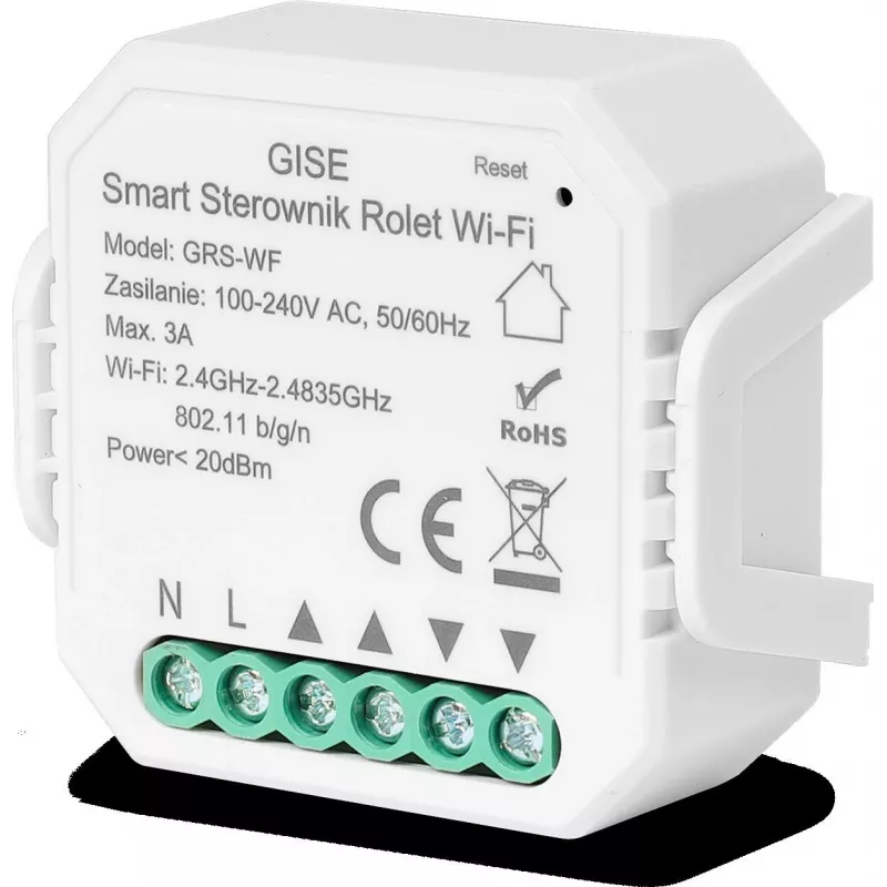 GISE Smart Rolluikmodule WiFi GEN 2 Tuya GRS-WF