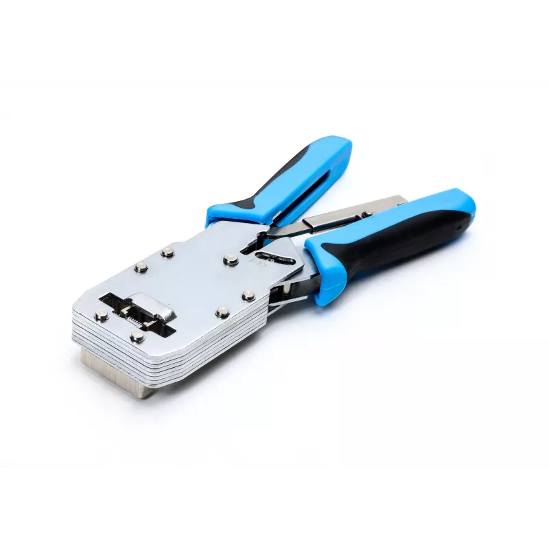 Getfort RJ45 crimptang 8P+6P+4P+AMP Cat.6 met drukinstelling