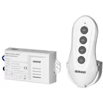 ORNO OR-GB-447 Draadloze lichtbediening 1-kanaals draadloze afstandsbedieningsset 433,92 MHz 1000W